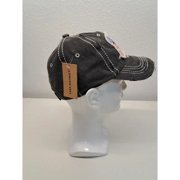 4350 Sunwashed Distressed Pineapple Cap Adjustable Lake Life Beach Summer New* - Picture 3 of 5